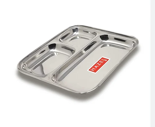 3 SS Compartment Plate